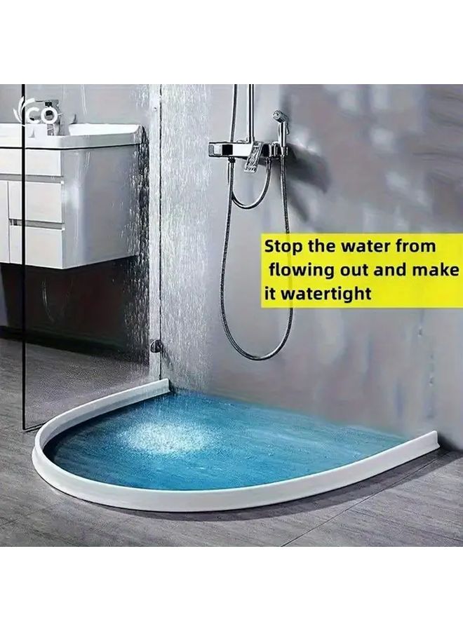 White Self Adhesive Waterproof Barrier Roll 59 06 Inch For Shower Bathtub Sink - Image 2